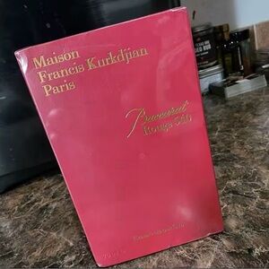 Maison Francis Kurkdjian Red and Gold Packaging